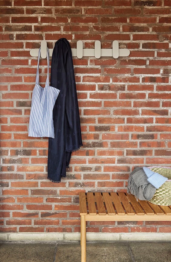 Perchero de pared Merry, 80 cm, negro