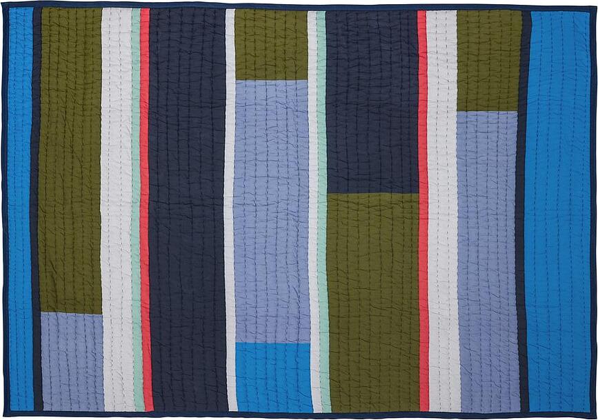 Pikniková deka Pavilon 140 x 200 cm, modro-farebná