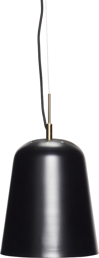 Plafoniera Hübsch nera