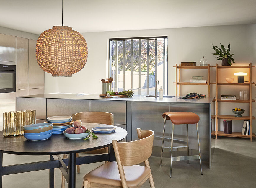 Plato de Desayuno Amare, 23 cm, color arena