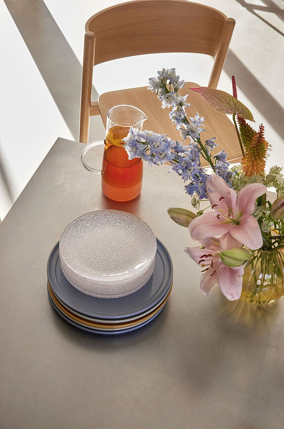 Plato de Desayuno Fuyu, 20 cm, transparente