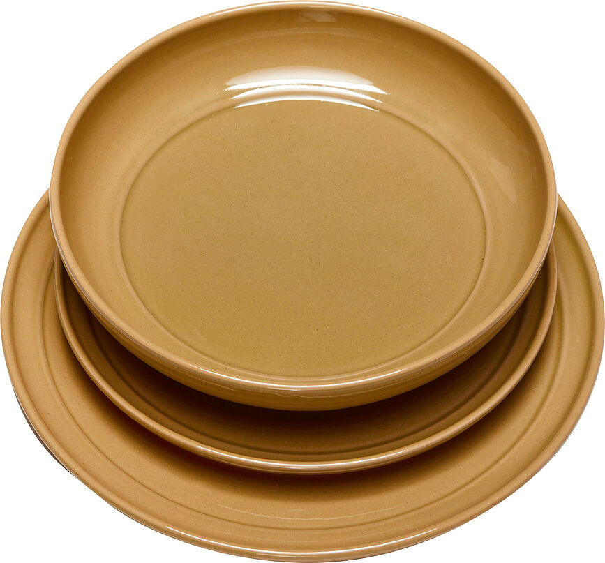 Plato hondo Amare, 23 cm, azul claro