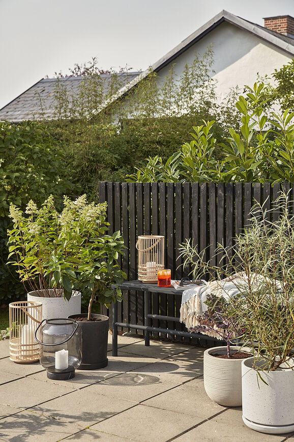 Podium Pots noirs, Lot de 2