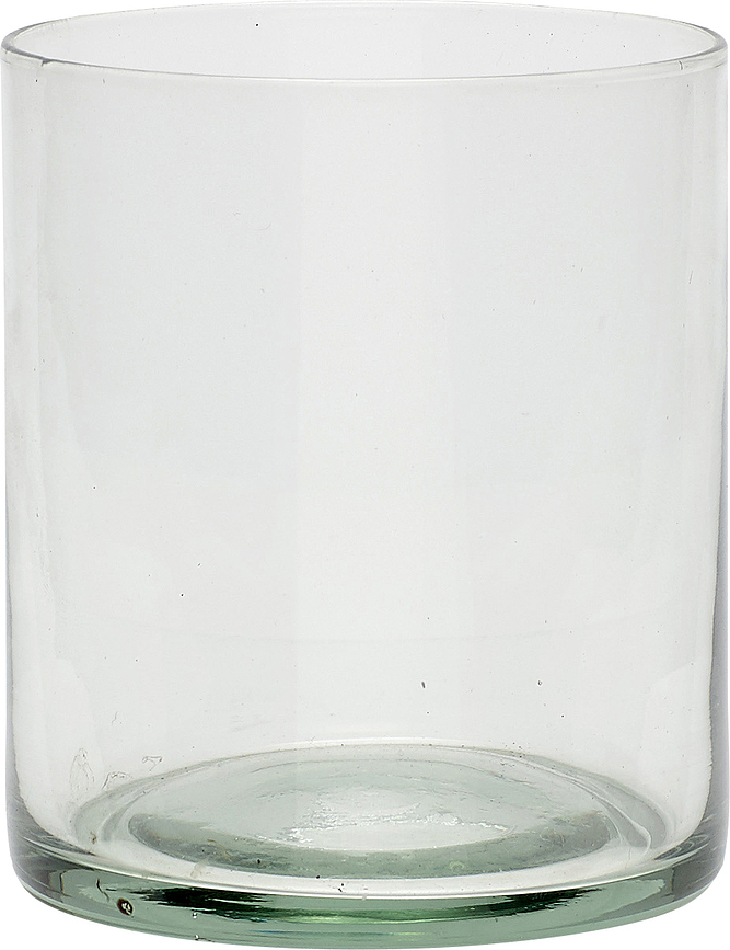 Portavelas de cristal Hübsch, para vela de té