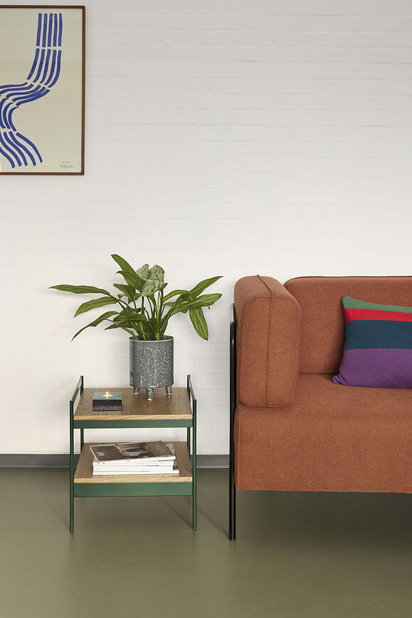 Portavelas para velas de té Flux, verde y marrón