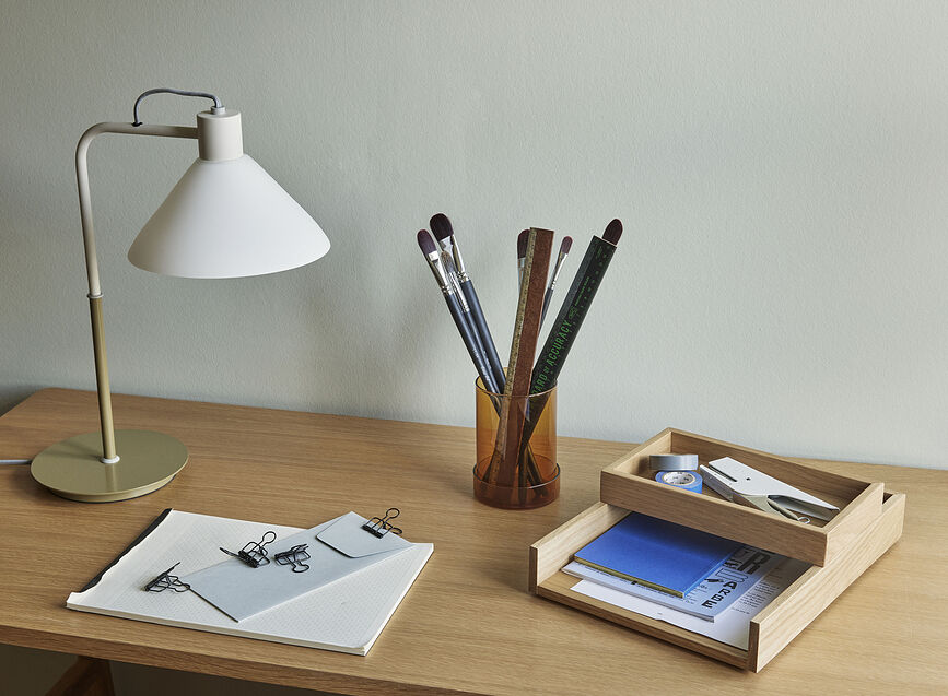 Rail Οργανωτής Γραφείου, φυσικός δρυς, 2 τμχ