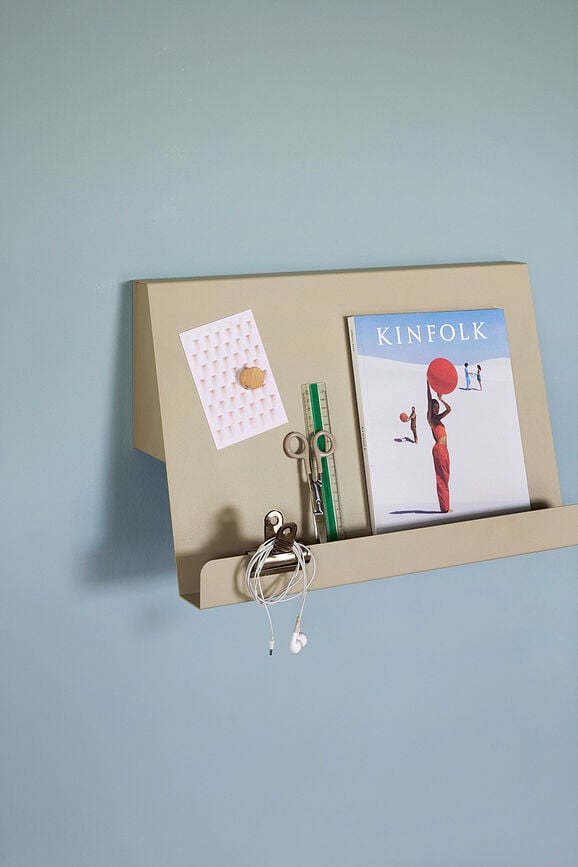 Revistero de pared Slope, color arena