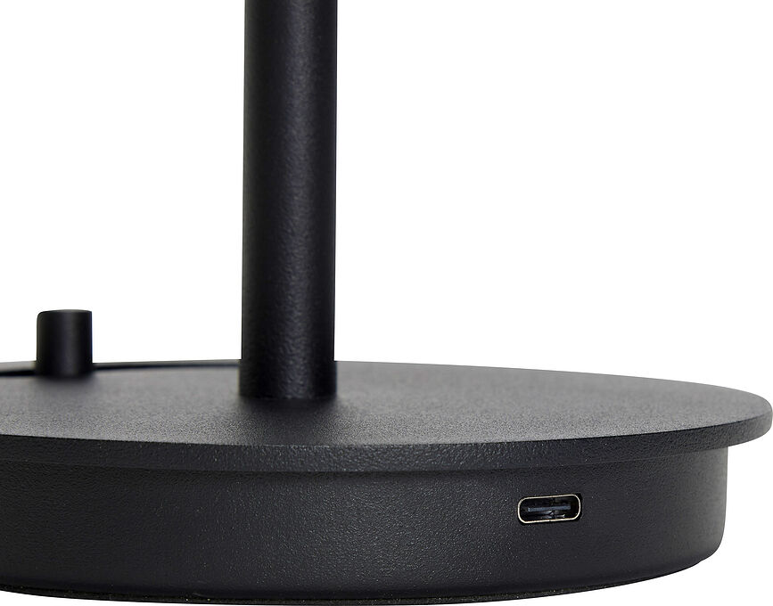 Salon Lampe de Table, noire