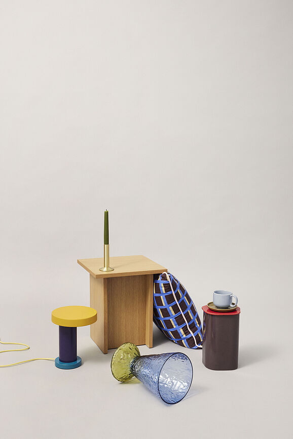 Sleek Bougeoir pour bougie classique, laiton