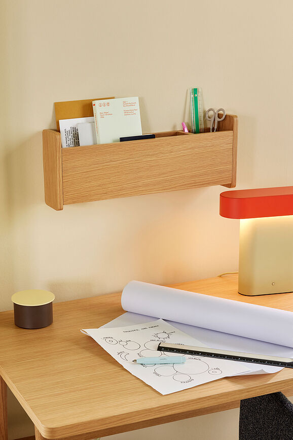 Sleek Lampe de Table, verte et rouge