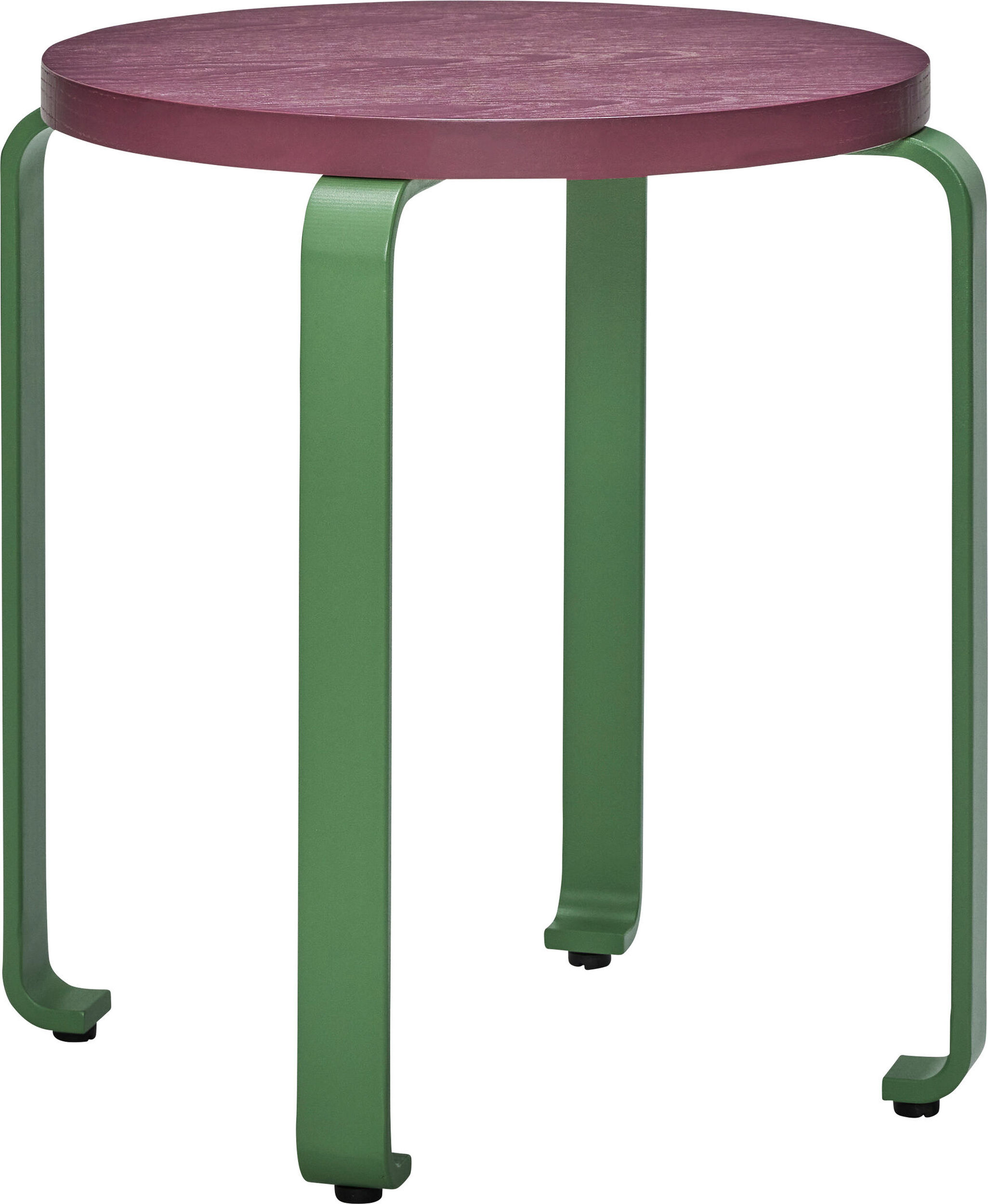 Smile Hocker burgunderrot