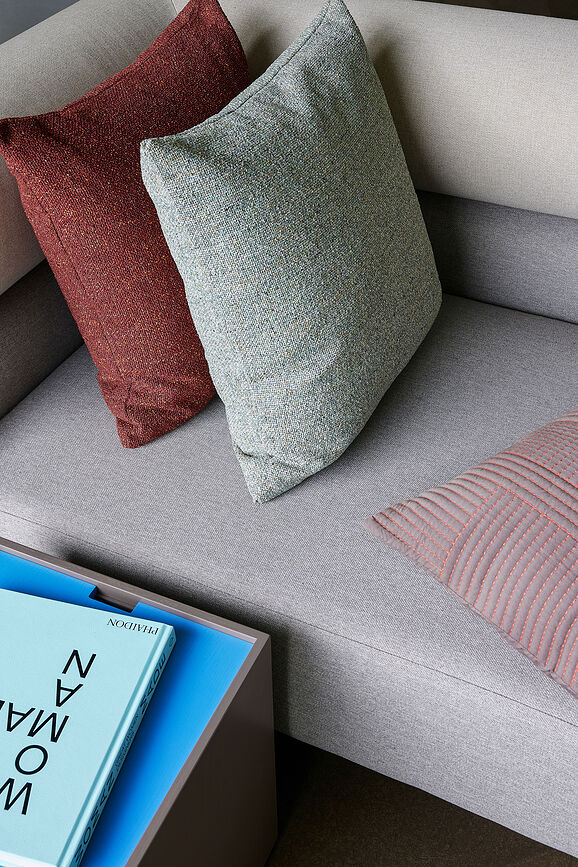 Sola Okrasna blazina, 60 x 60 cm, sivozelena