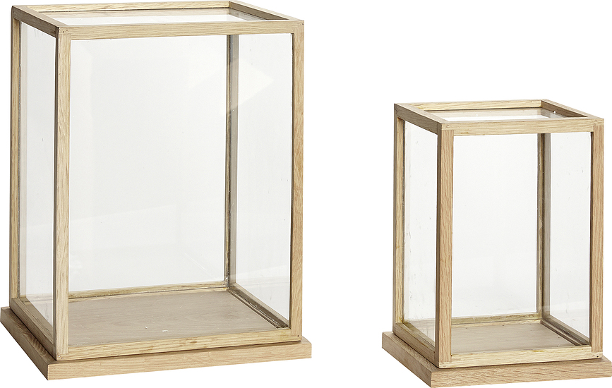 Spectacle Présentoirs en verre, Lot de 2