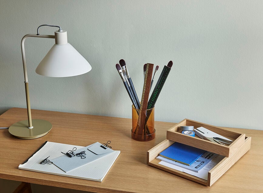 Spot Lampa stolna khaki