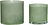 Stojany na čajové svíčky Akin zelené 2 ks