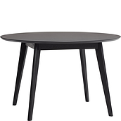 Stół Hübsch okrągły czarny dąb / nano laminat