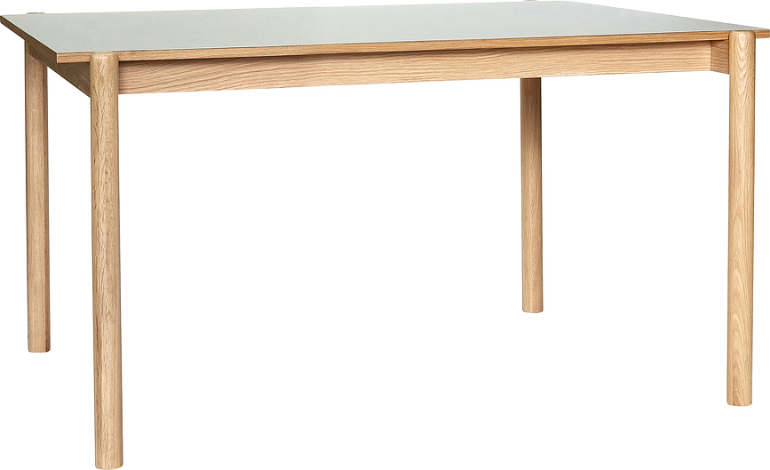 Stôl Oblique obdĺžnikový 140 cm, sivý