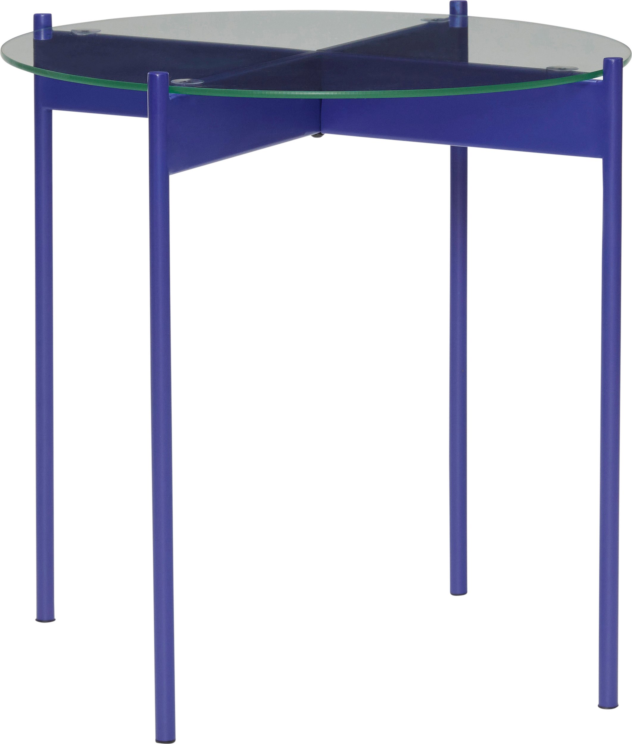 Stolik boczny Beam 45 cm niebieski