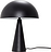 Stolná lampa Hübsch kovová 33 cm čierna