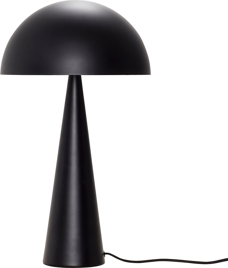 Stolná lampa Hübsch kovová 52 cm čierna