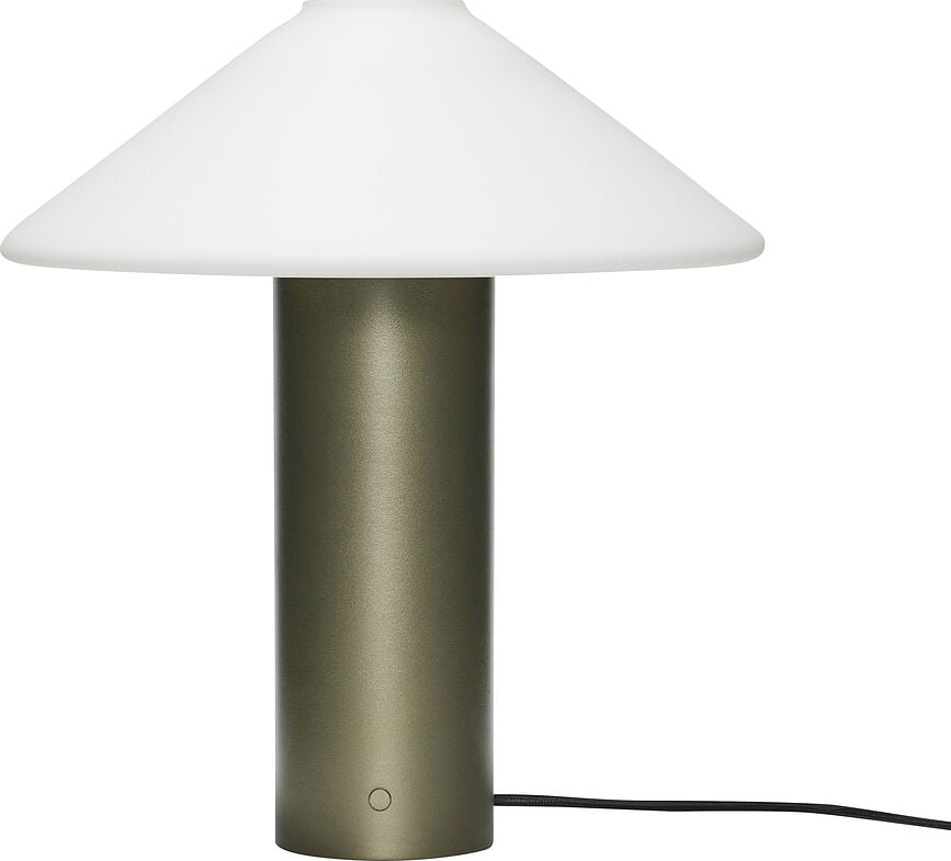 Stolná lampa Orbit tmavozelená