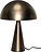 Stolní lampa Mush mini, kartáčovaná mosaz
