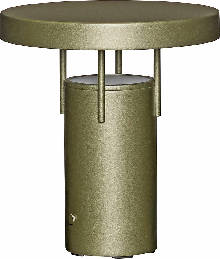 Stolová bezdrôtová lampa BringMe Mini, olivová zelená