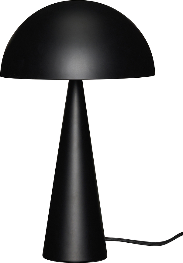 Stolová lampa Mush 50 cm, čierna