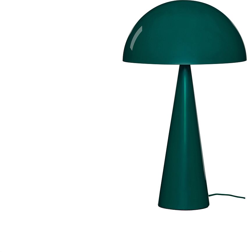 Stolová lampa Mush 50 cm, tmavozelená
