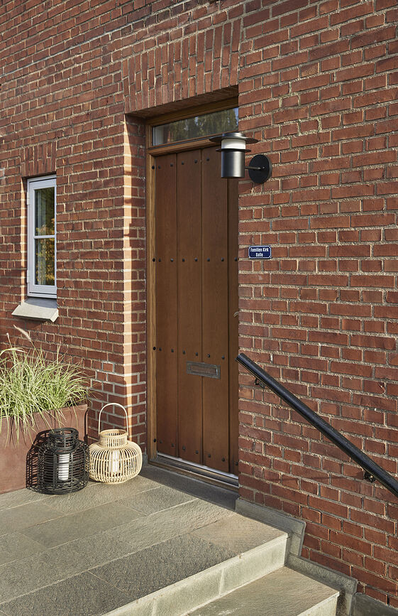 Suburb Applique Murale d'extérieur, noire