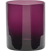 Świecznik na tealighty Hübsch fioletowy szklany