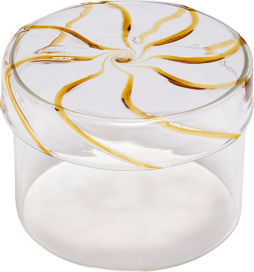 Tarro para almacenaje Heir, 10 cm, amarillo