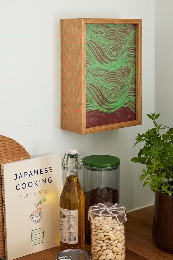 Tarro para almacenaje Heir, 10 cm, amarillo