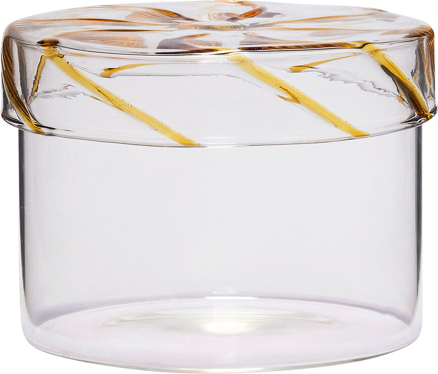 Tarro para almacenaje Heir, 10 cm, amarillo