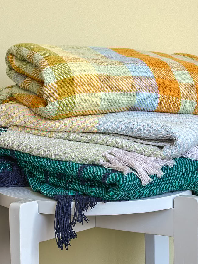 Tarta Plaid 140 x 200 cm, jaune