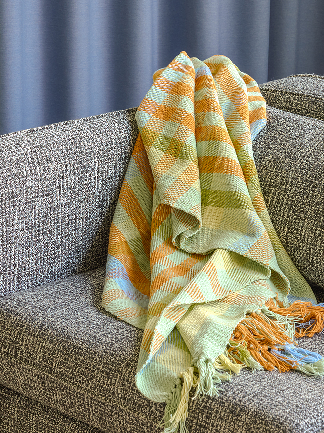 Tarta Plaid 140 x 200 cm, jaune