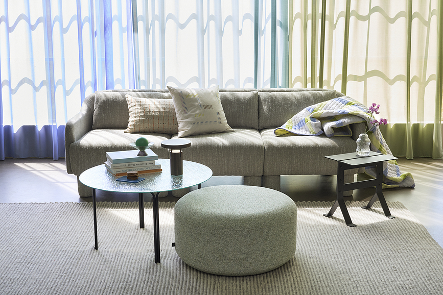 Tento Piknik Odeja, 140 x 200 cm, modro-rumena