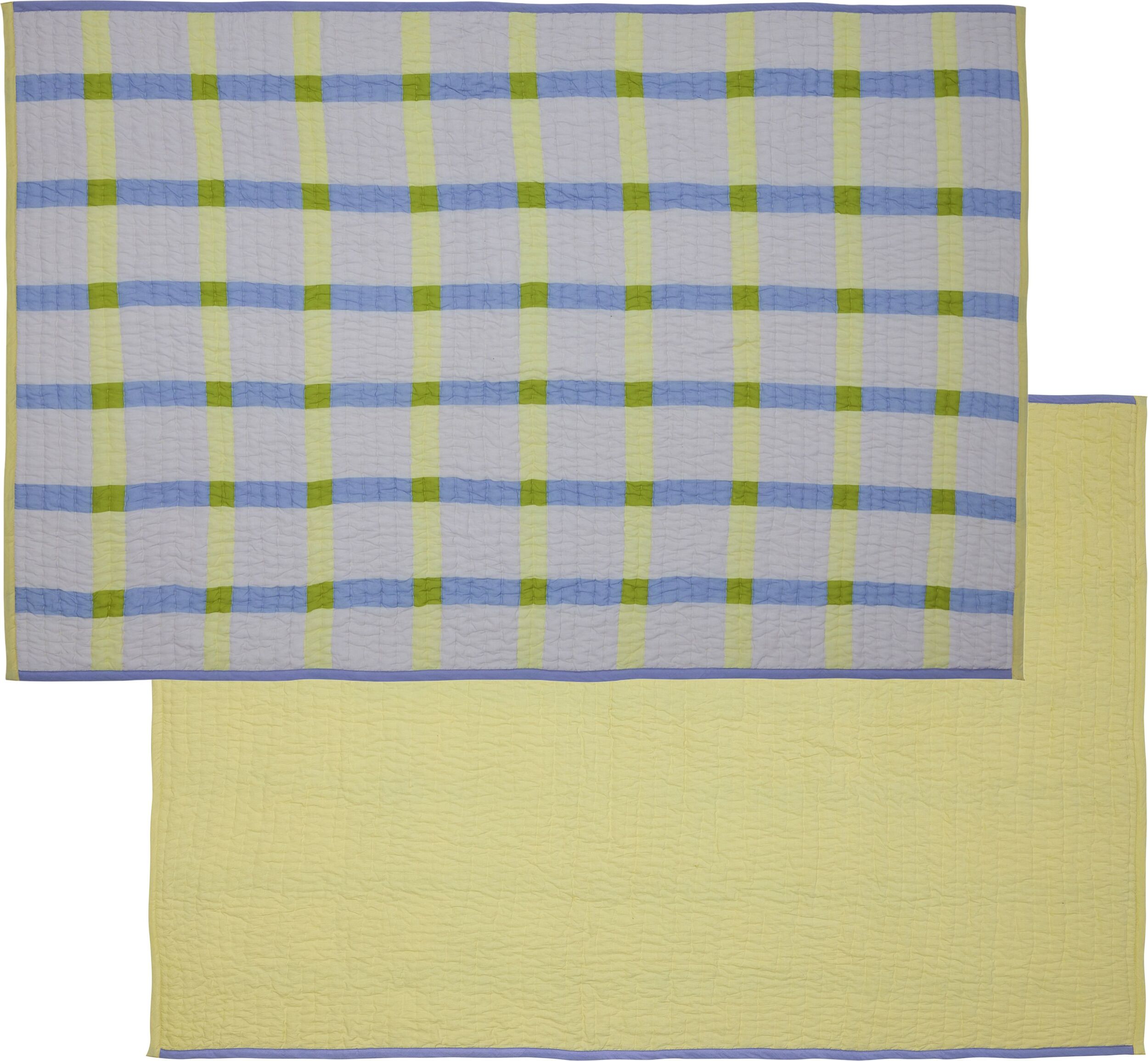 Tento Picknickdecke 140 x 200 cm, blau-gelb