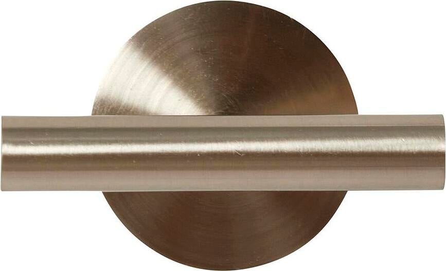 Toallero de pared Hübsch, de metal y latón, 7 cm