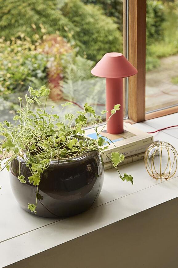 Tower Lampe de Table 32 cm, rouge