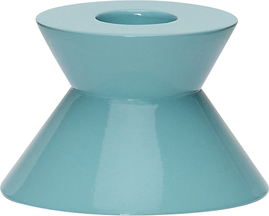 Two Bougeoir pour bougie classique, bleu