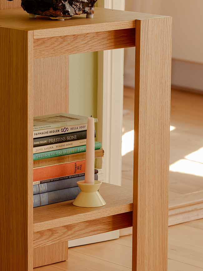 Two Κηροπήγιο για κλασικό κερί, κίτρινο