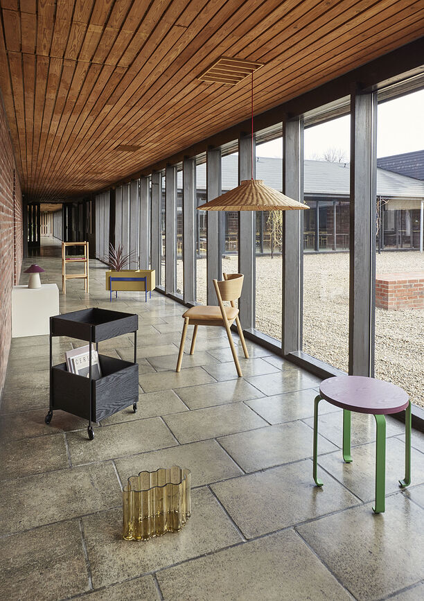 Umber Βάζο, 20 εκ., κεχριμπαρί