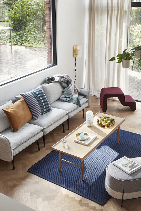 Vassoi decorativi Hübsch di colore oro 3 pz.
