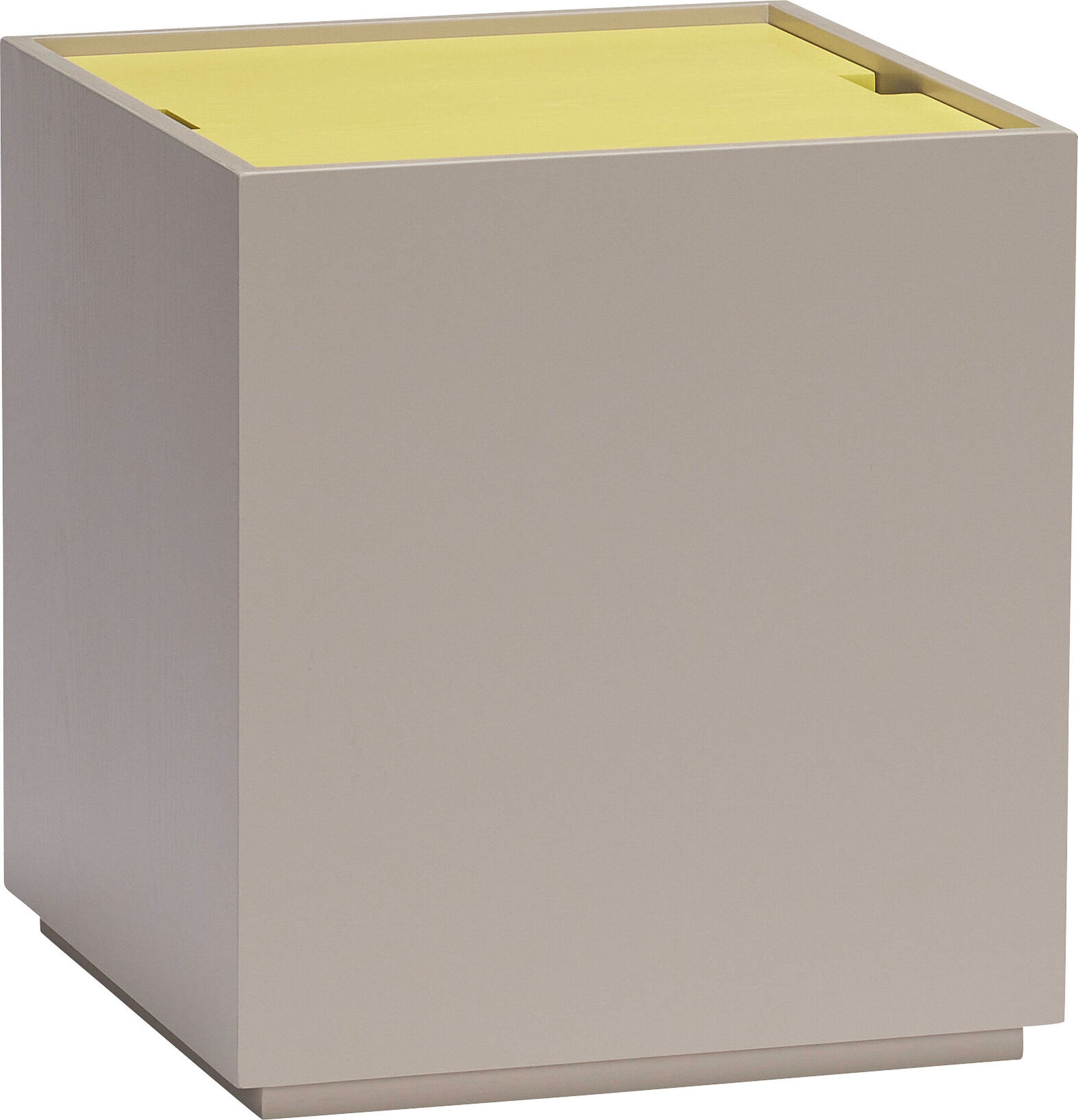 Vault Beistelltisch 45 cm grau-gelb