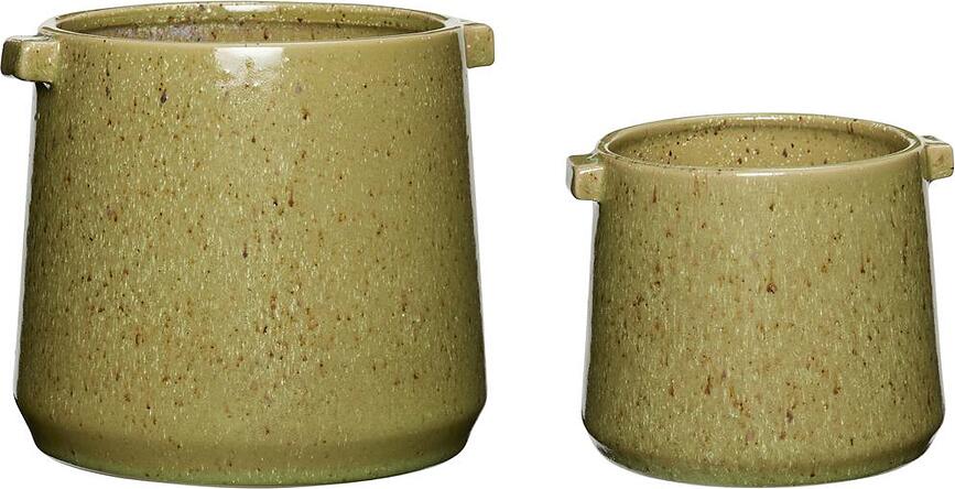 Vibe Cache-pots, verts, Lot de 2