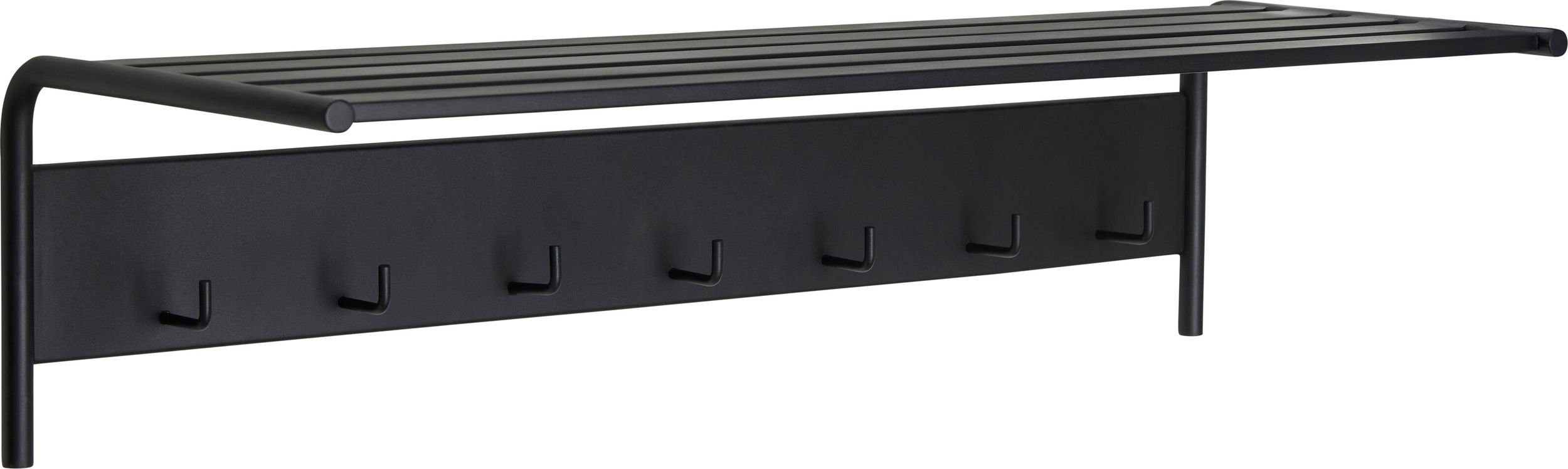 Wieszak z półką Fusion 81 cm czarny