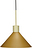 Závesná lampa Crayon jantárová
