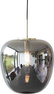 Závesná lampa Hübsch sklenená 40 cm