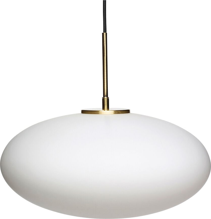 Závesná lampa Muse 40 cm biela